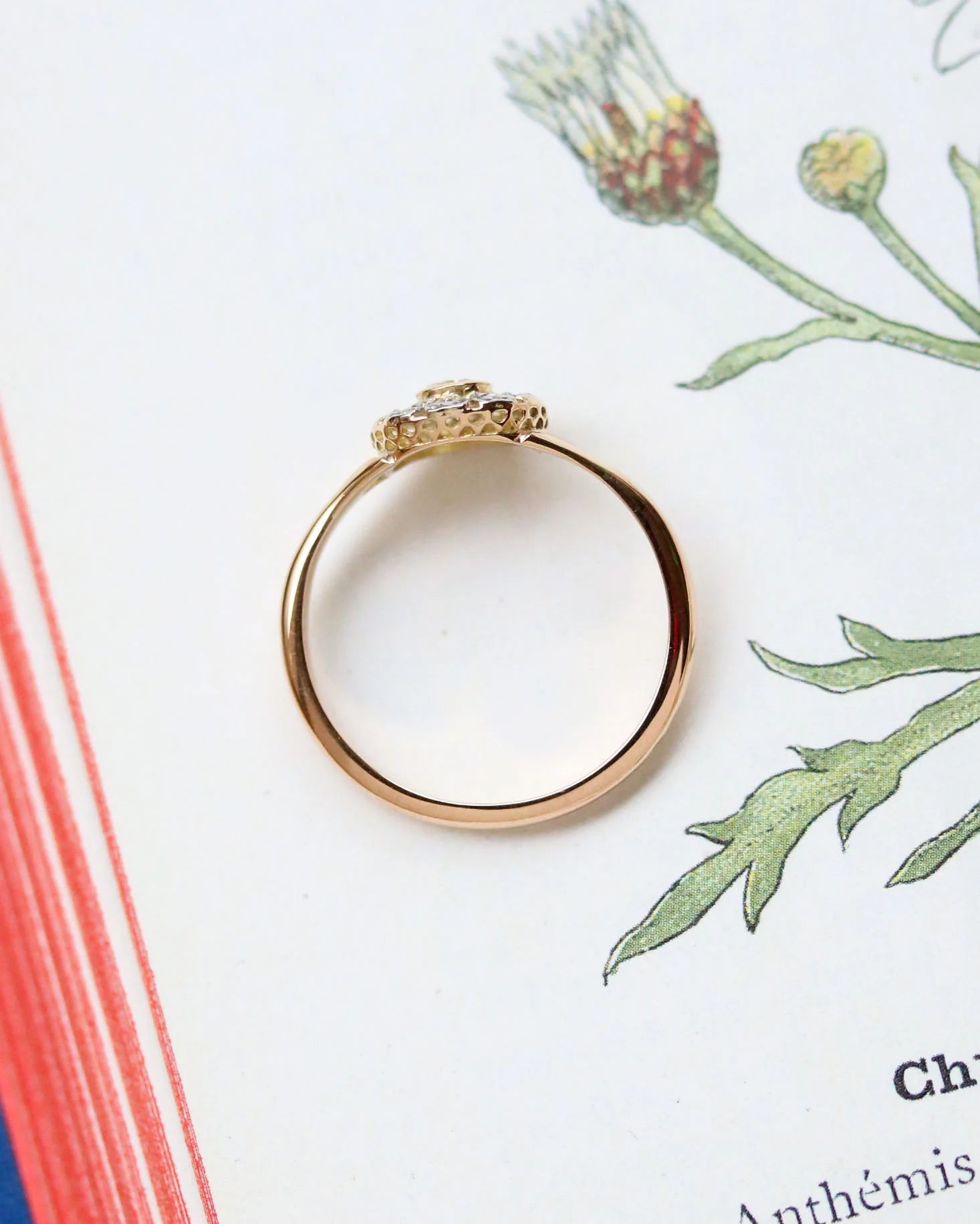 Bague Marguerite Diamants - Image 4