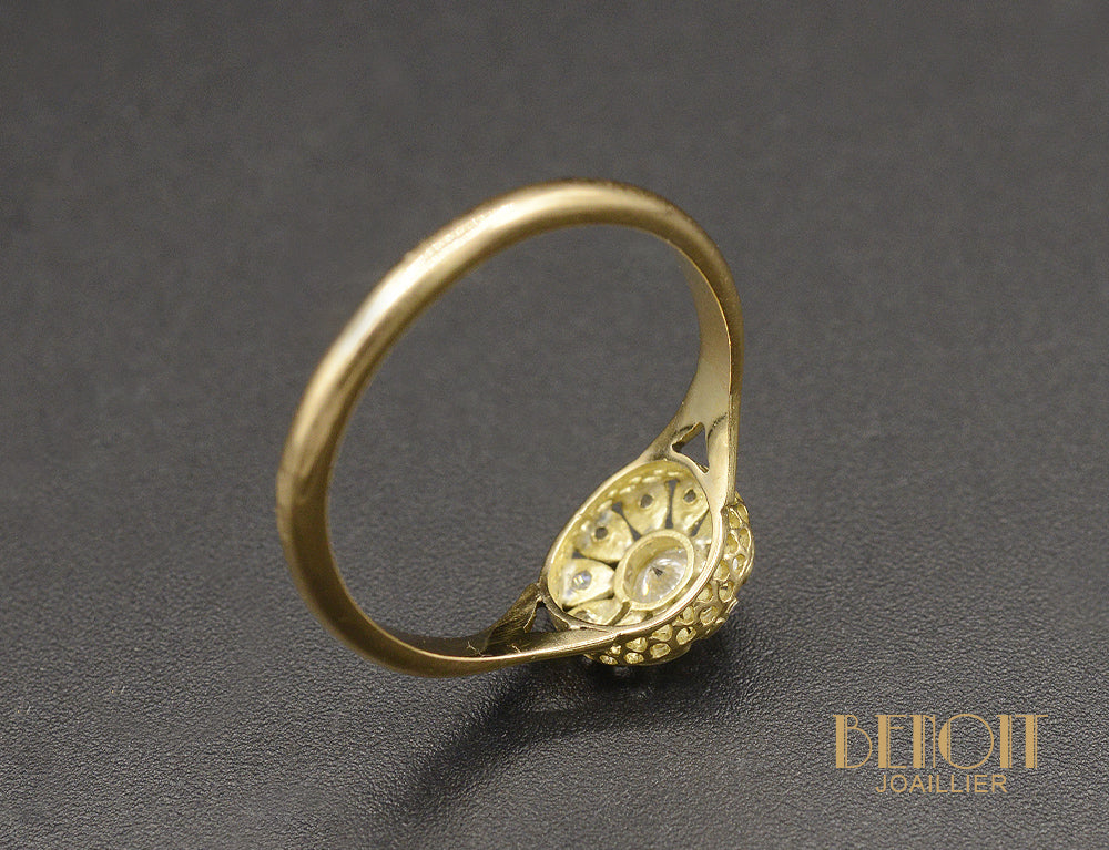 Bague Marguerite Diamants - Image 4