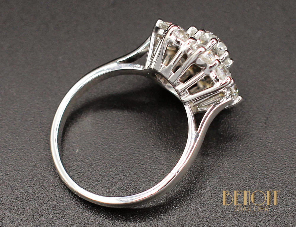 Bague Marguerite Diamants - Image 6