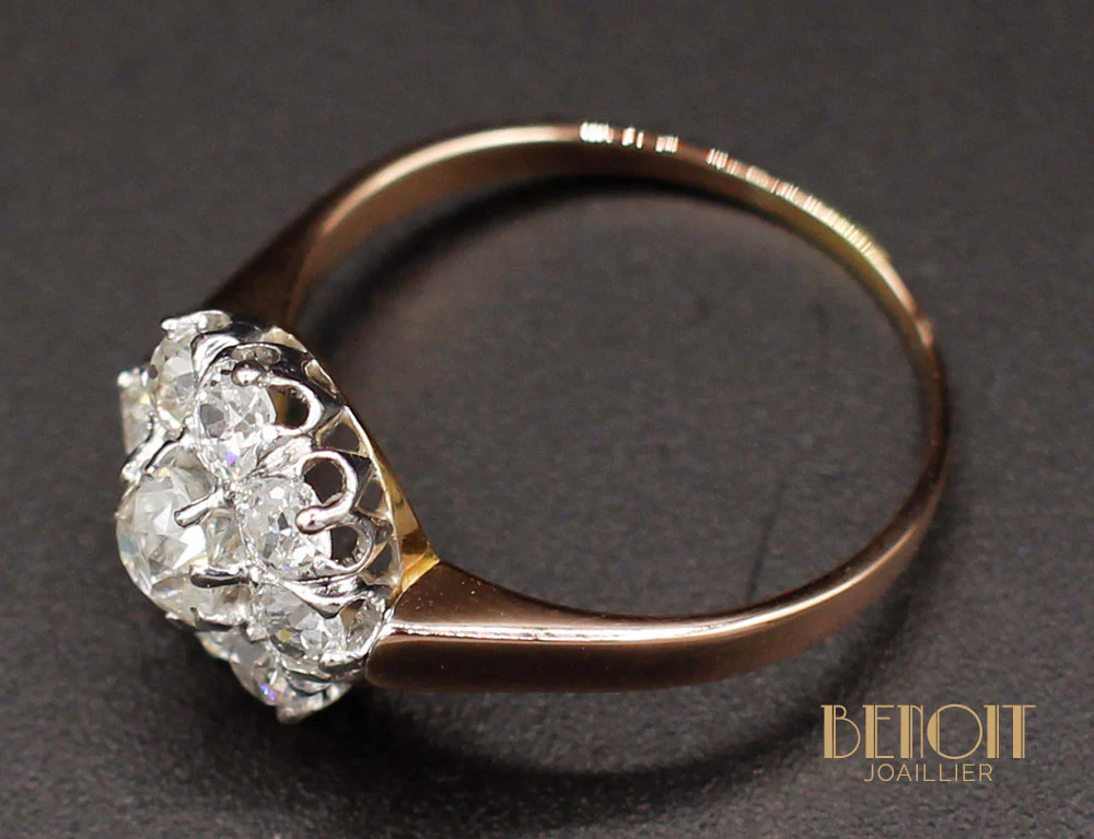 Bague Marguerite Diamants - Image 4