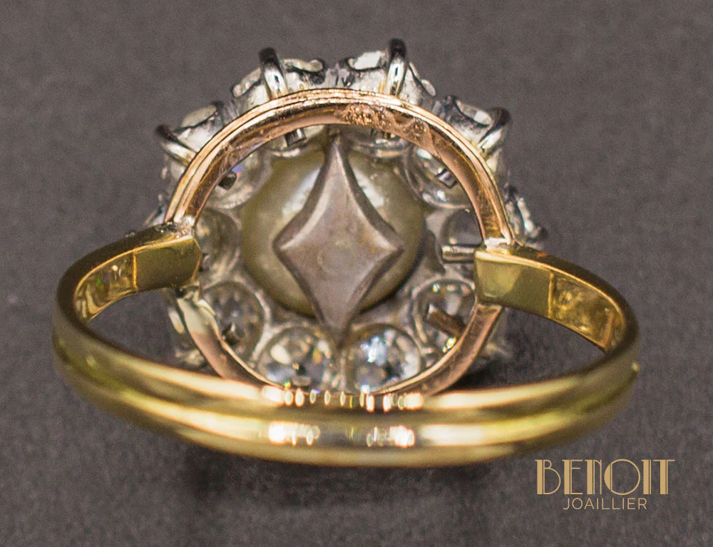 Bague Marguerite Perle Fine - Image 6