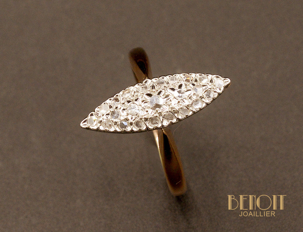 Bague Marquise Diamants - Image 3