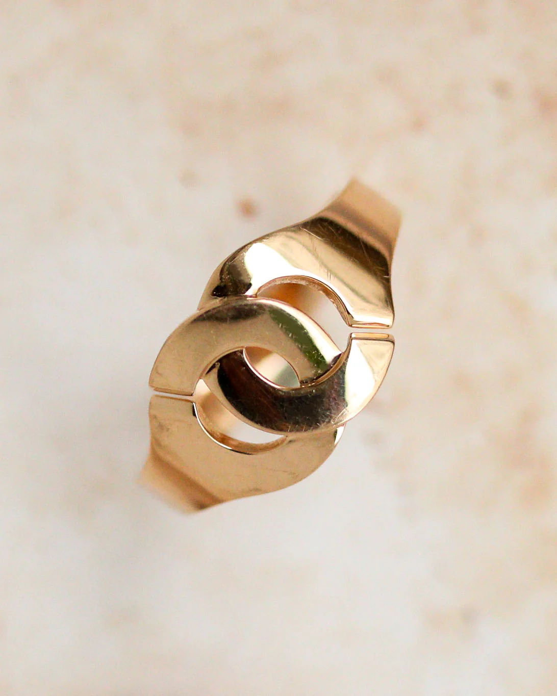 Bague "Menottes" Or Rose Signée Dinh Van - Image 5