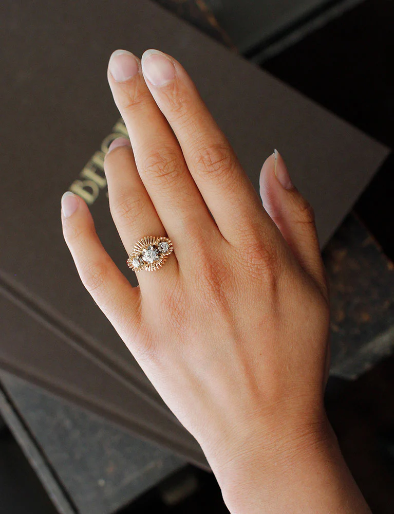 Bague "Nids" Or et Diamants - Image 8