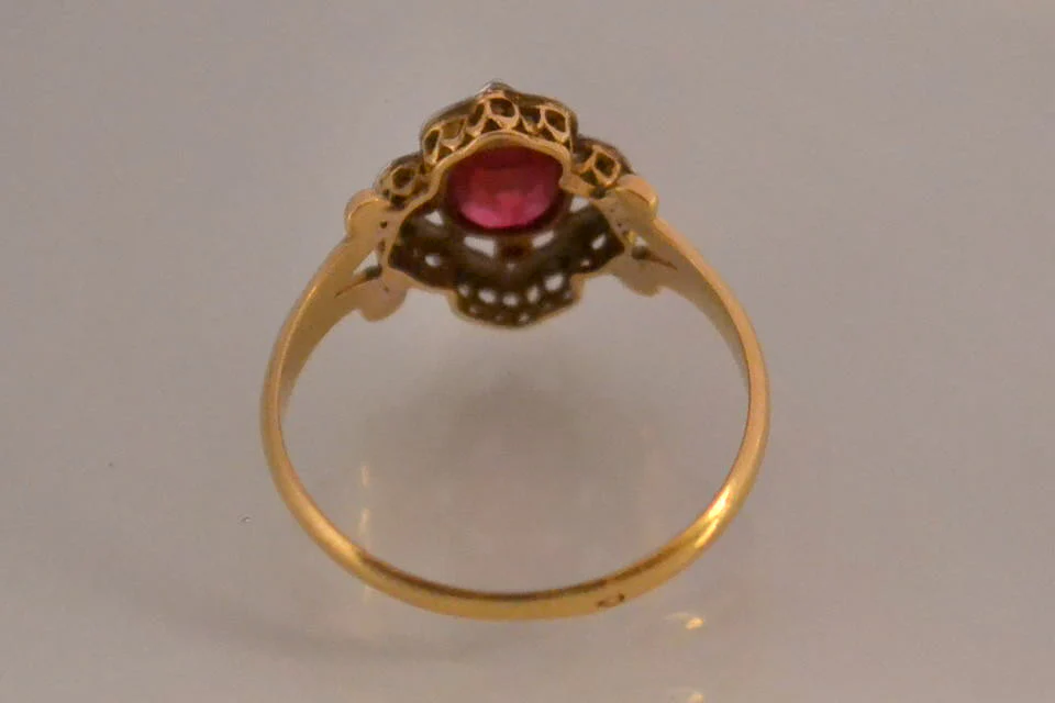 Bague Or et Verneuil - Image 3