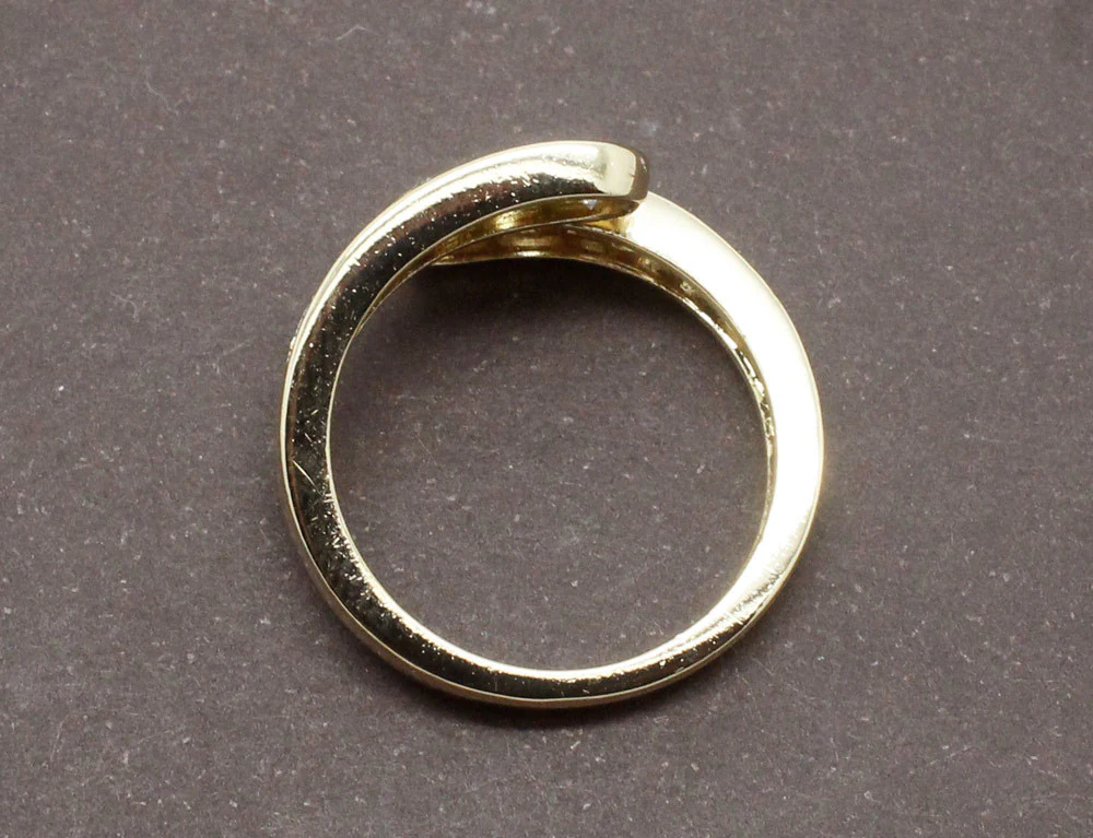 Bague Or Jaune et Diamants - Image 4