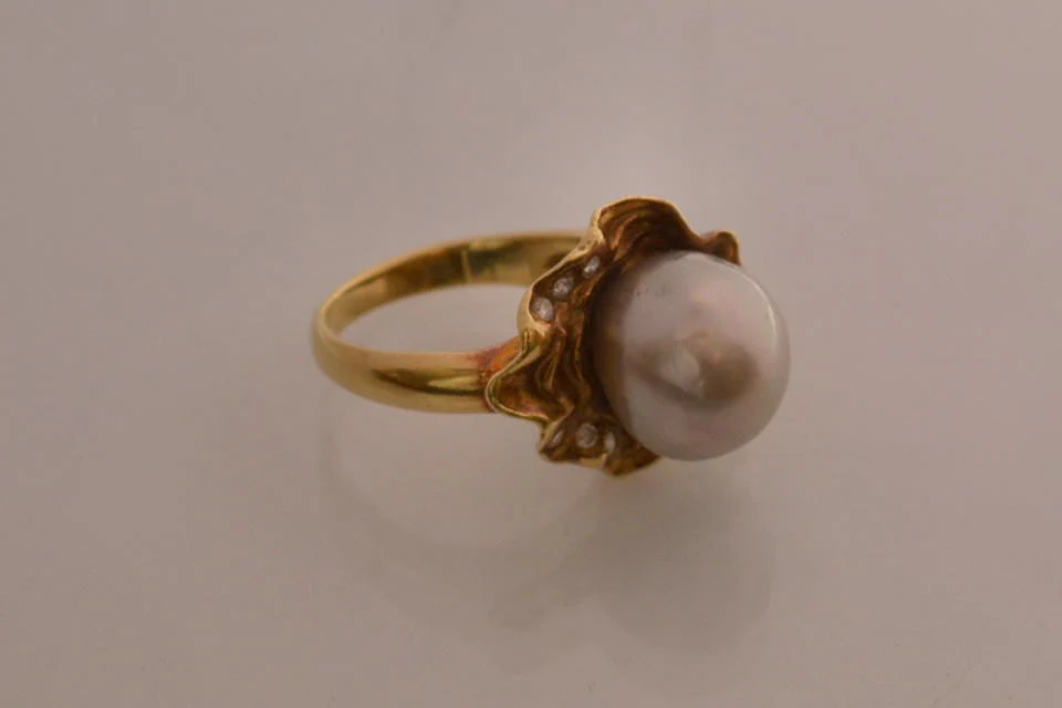 Bague Perle Baroque