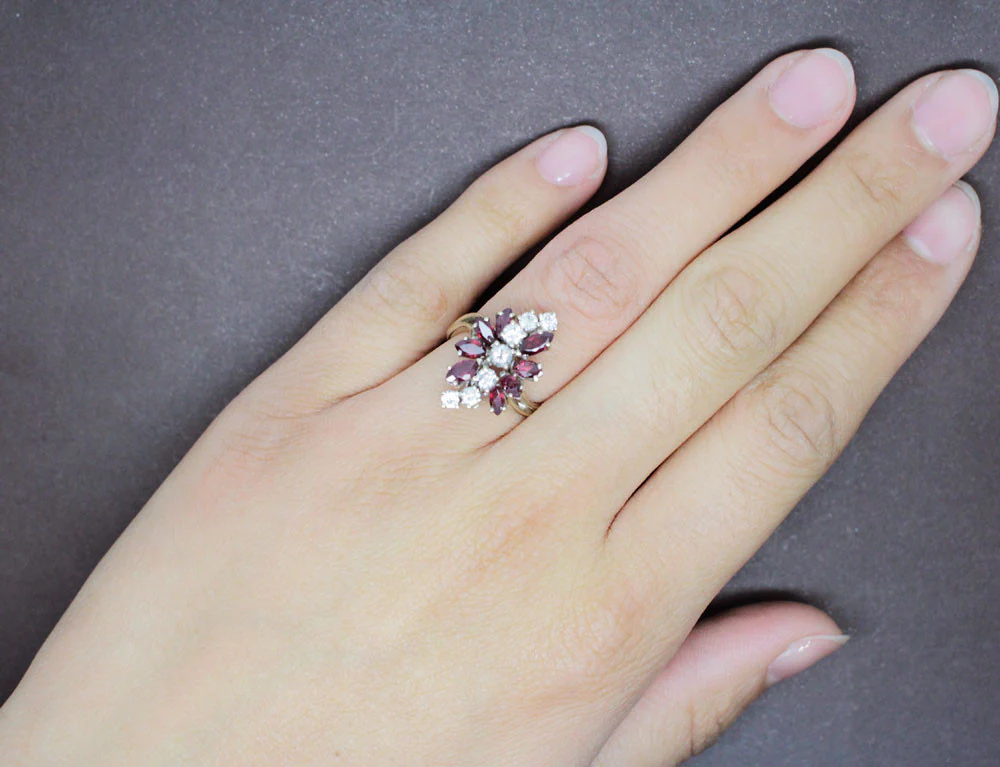 Bague Rubis et Diamants - Image 5