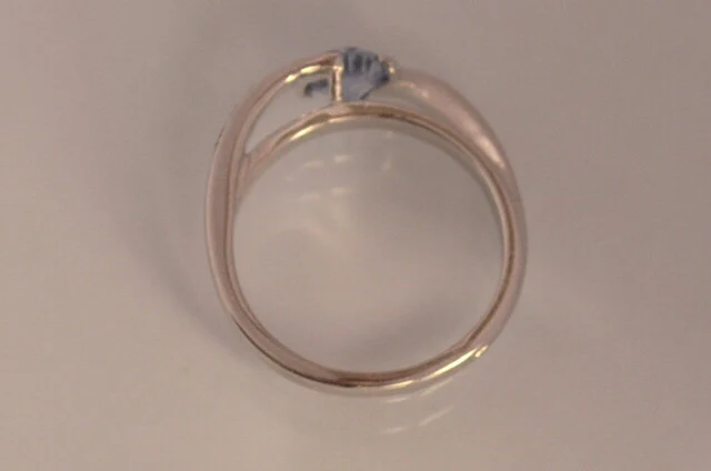 Bague Saphir diamants "Benoit joaillier" - Image 3
