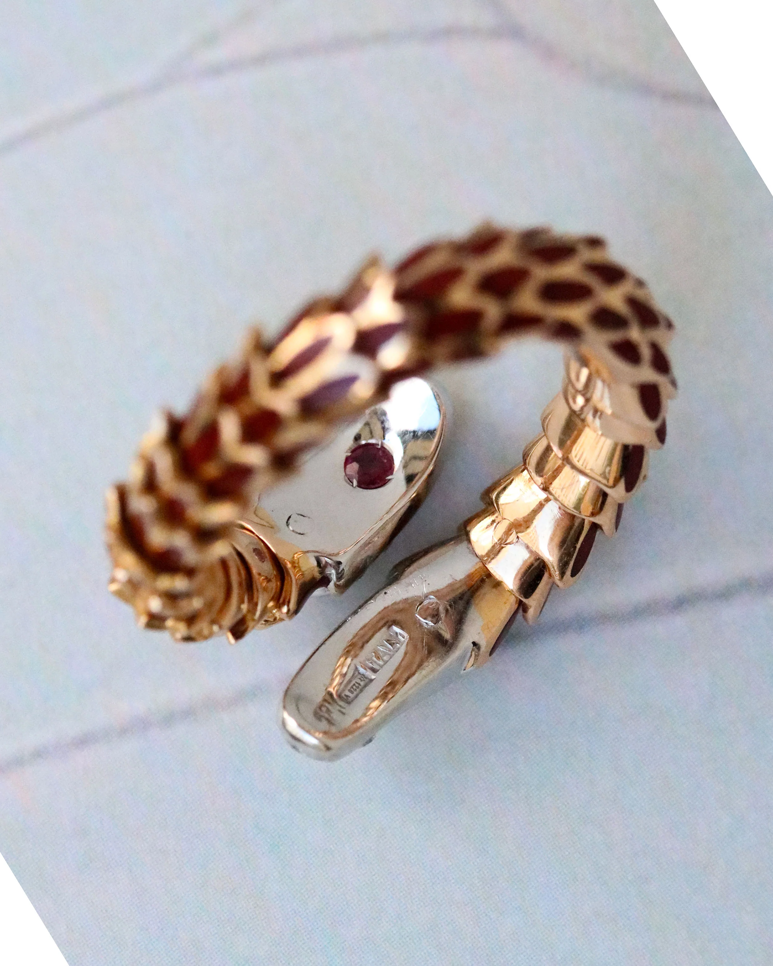 Bague Serpent Roberto Coin Or et Diamants - Image 2