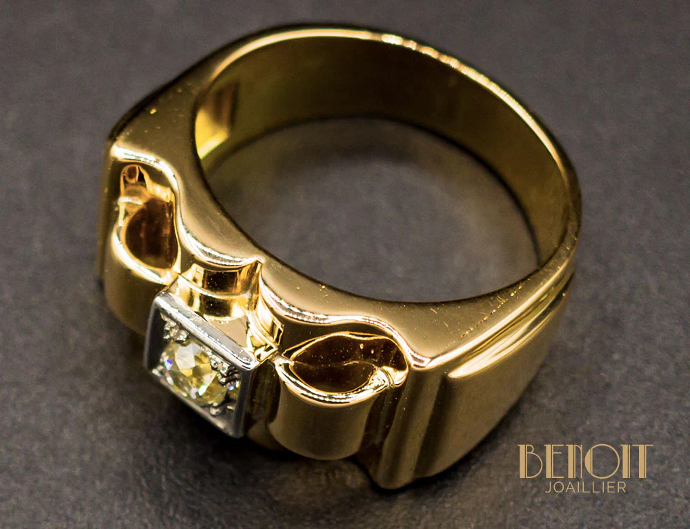 Bague Tank Diamant - Image 6