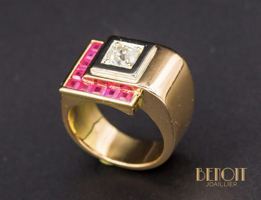 Bague Tank Diamant - Image 4