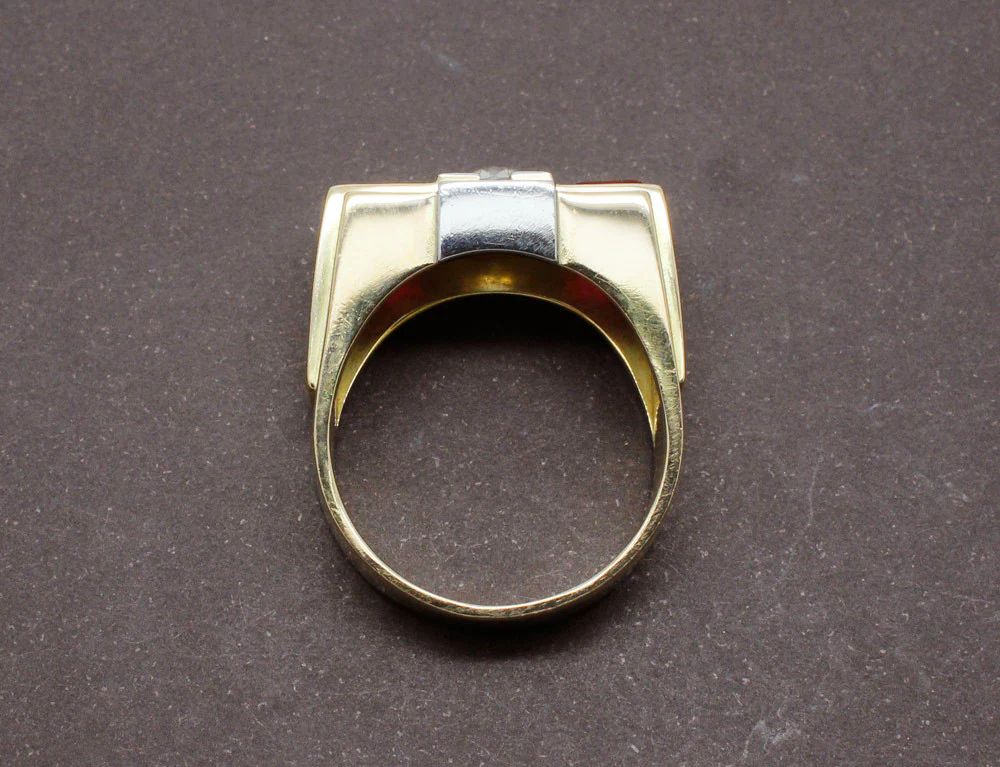 Bague Tank Diamant et Verneuils - Image 3