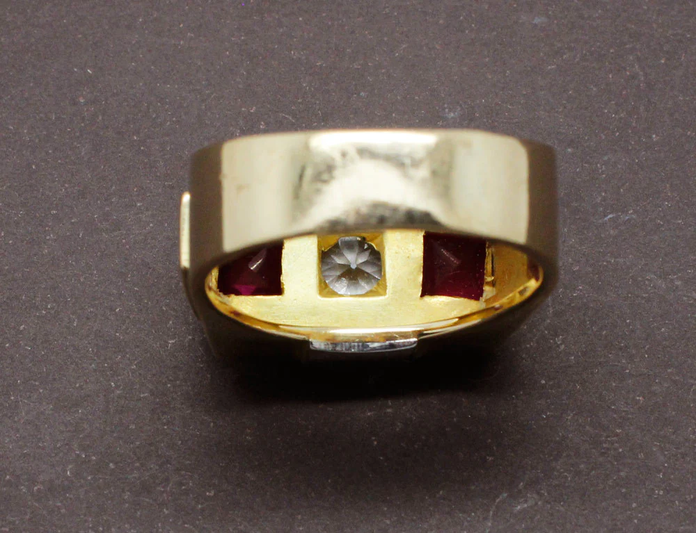 Bague Tank Diamant et Verneuils - Image 5