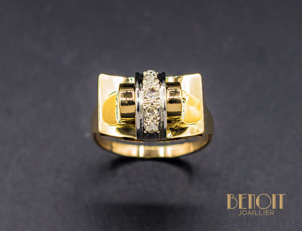 Bague  Tank Diamants - Image 2