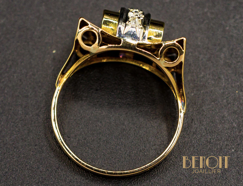 Bague  Tank Diamants - Image 5