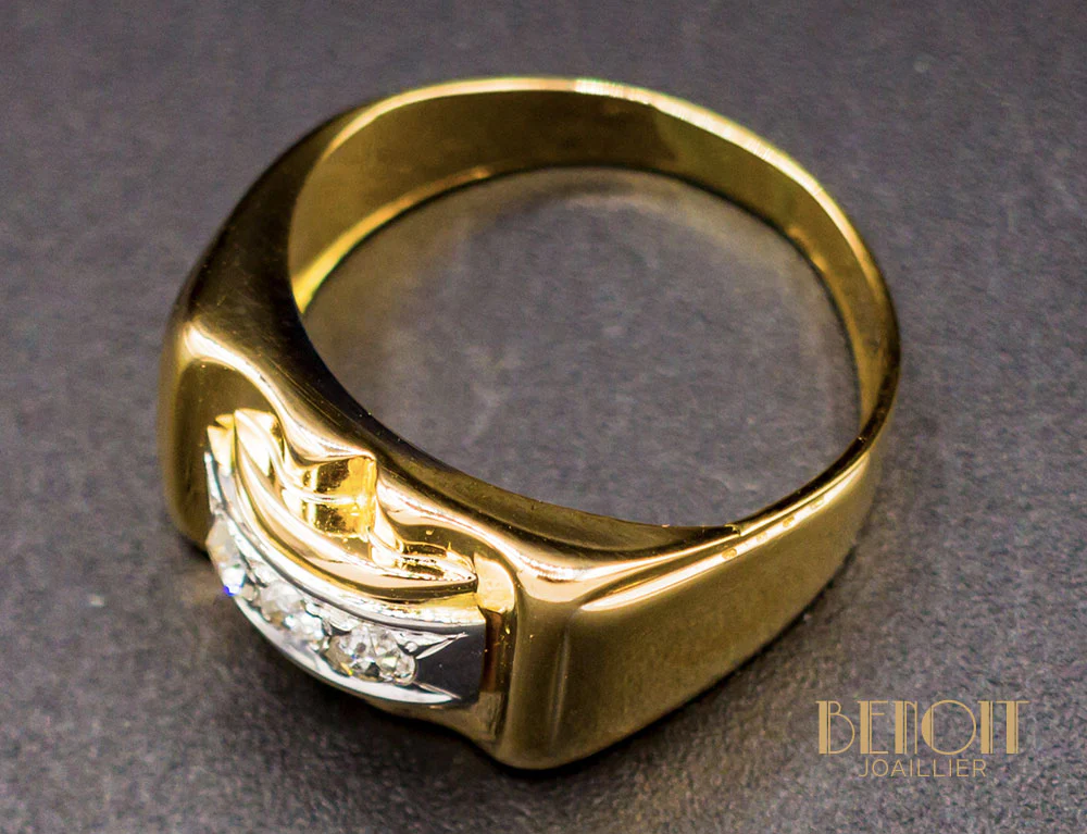 Bague Tank Diamants - Image 4