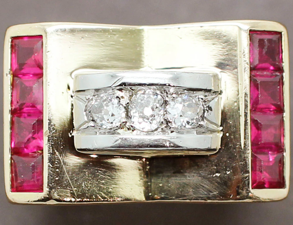 Bague Tank Diamants et Verneuils - Image 3