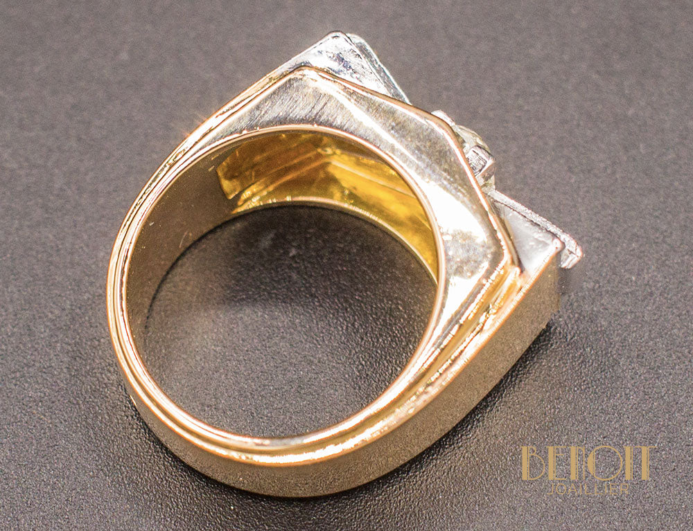 Bague Tank Noeud Diamants - Image 5