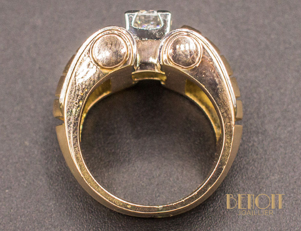 Bague Tank Or Diamants - Image 6