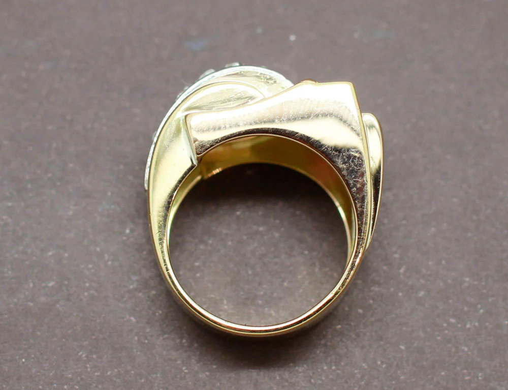 Bague Tank Or Diamants Verneuils - Image 6