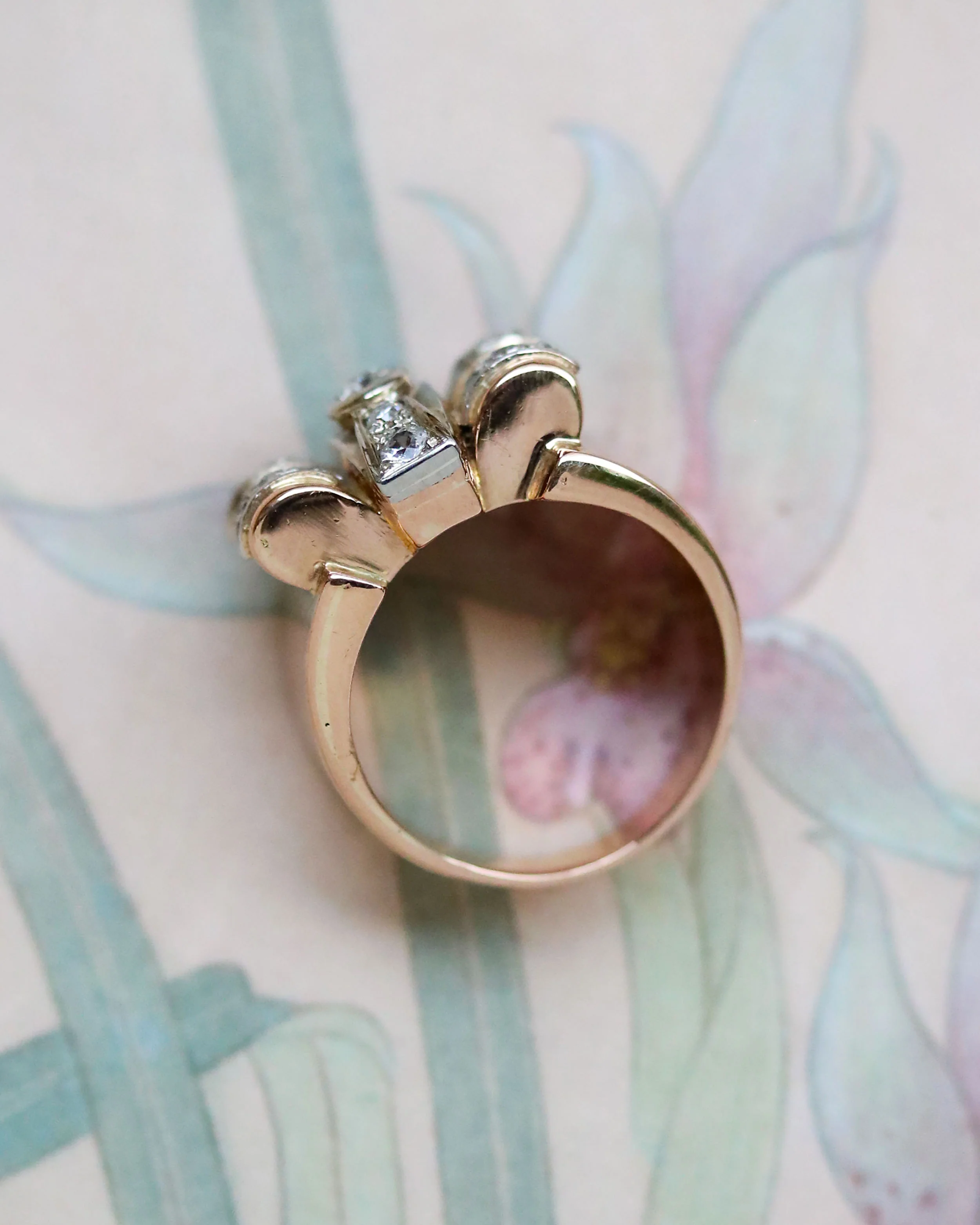 Bague Tank Or et Diamants - Image 3