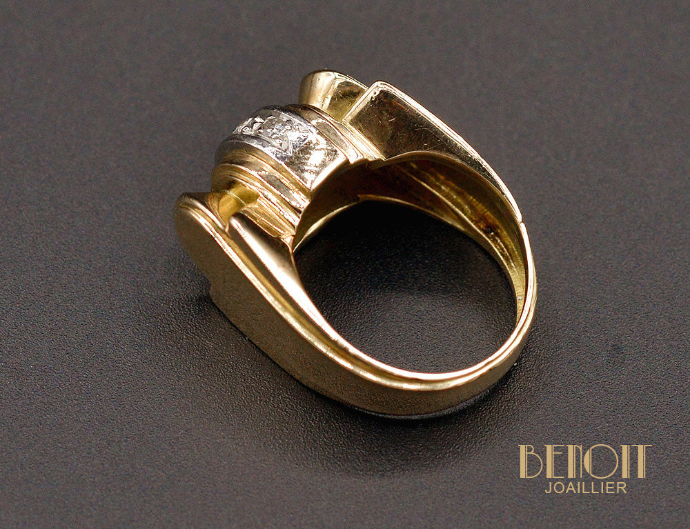 Bague Tank Noeud Diamants - Image 4