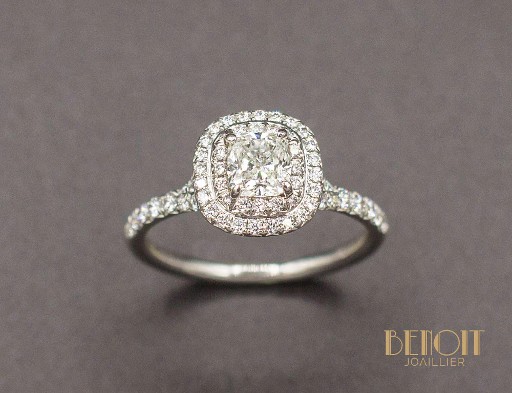 Bague Tiffany & Co "Soleste" Platine Diamants - Image 2