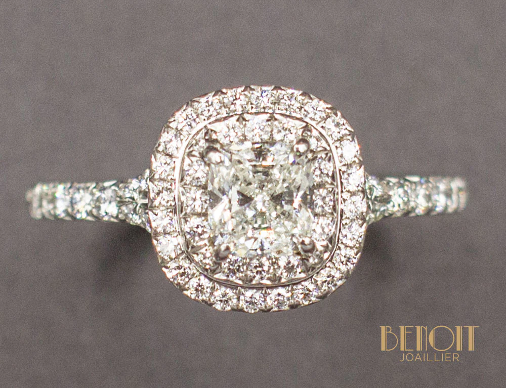 Bague Tiffany & Co "Soleste" Platine Diamants - Image 3