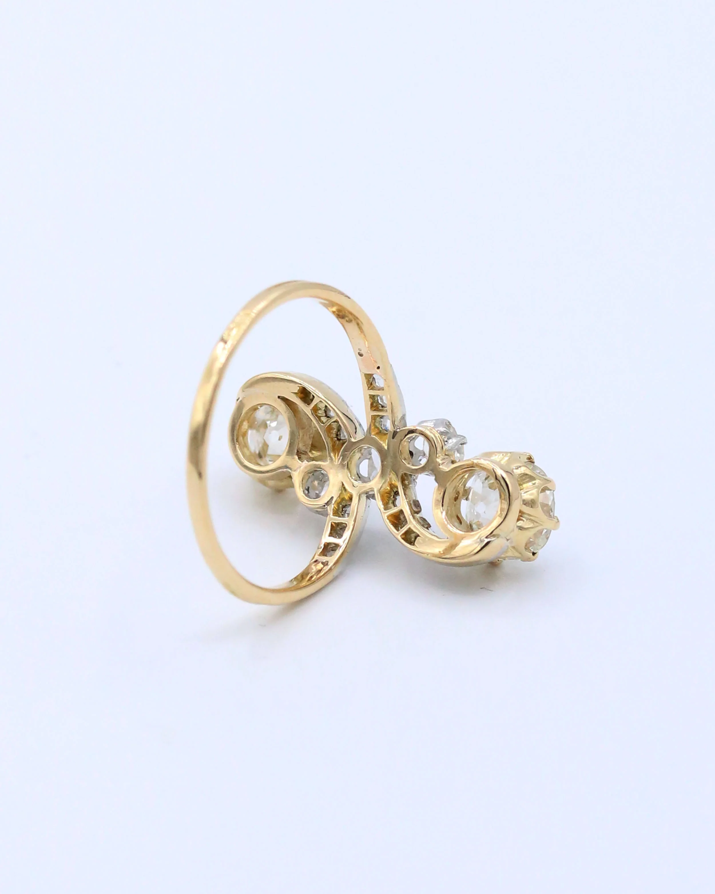 Bague Toi et Moi 1910 Diamants - Image 5