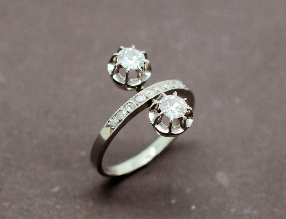 Bague Toi et Moi Diamants