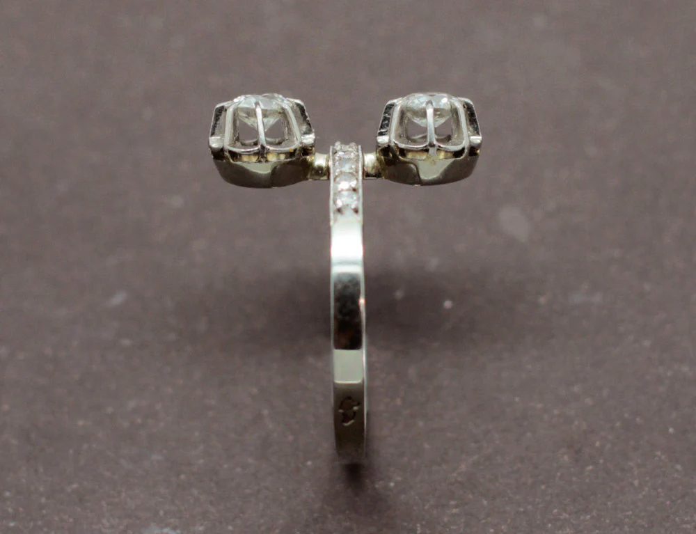 Bague Toi et Moi Diamants - Image 4