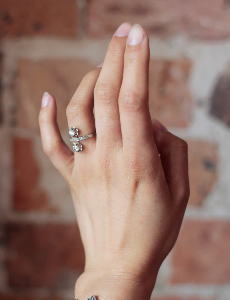 Bague Toi et Moi Diamants - Image 7