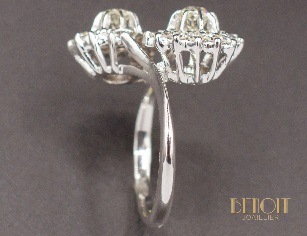 Bague Toi et Moi Diamants - Image 5