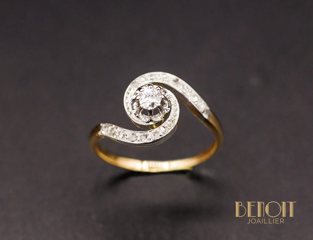 Bague Tourbillon Diamant - Image 2