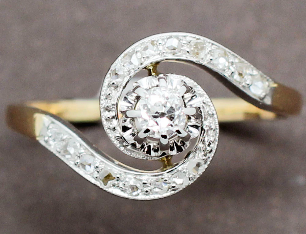 Bague Tourbillon Diamants - Image 3