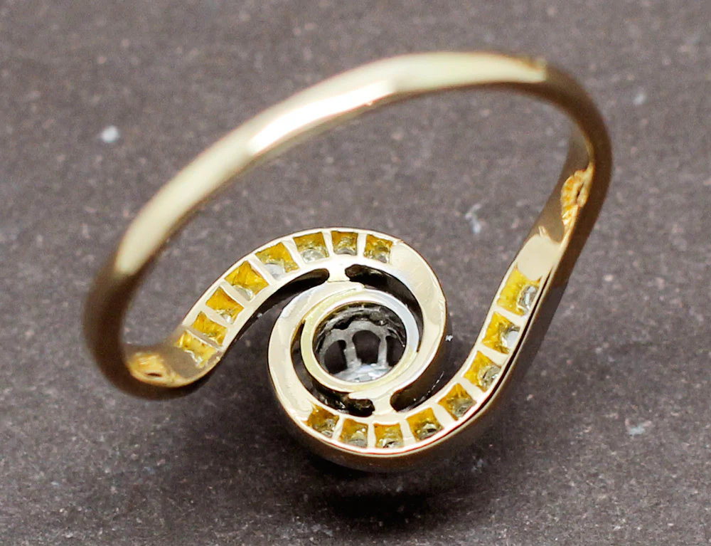 Bague Tourbillon Diamants - Image 5