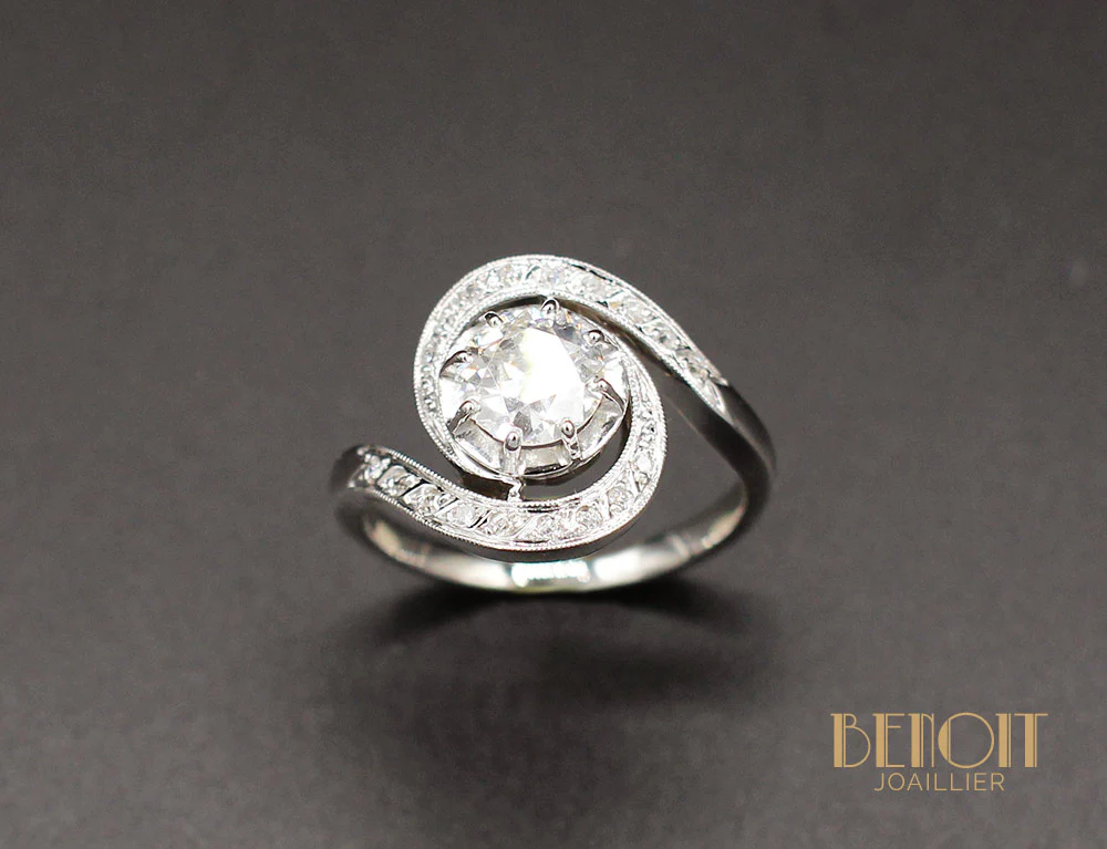Bague Tourbillon Diamants - Image 2