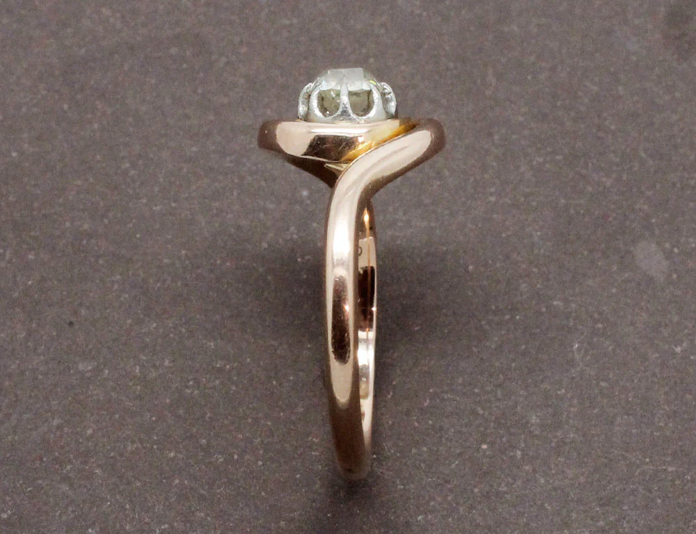 Bague Tourbillon Or Rose Diamant - Image 5