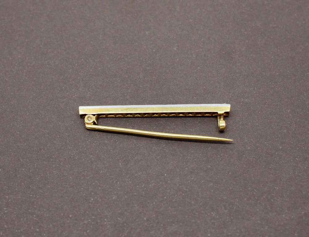 Barrette Broche Diamants Taille Ancienne - Image 2