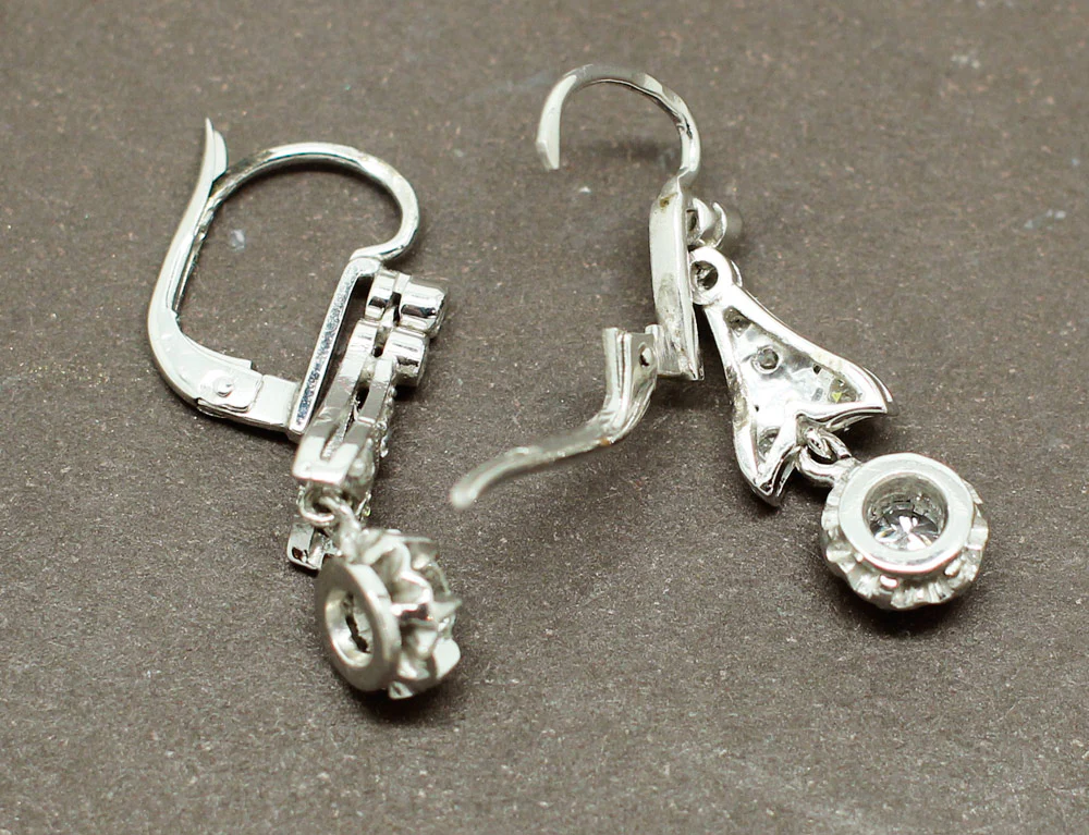 Boucles d'oreilles Art Déco Pendantes - Image 3