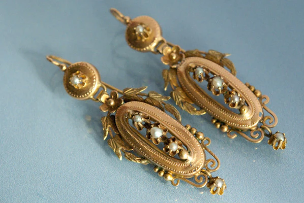 Boucles d'oreilles Napoléon III