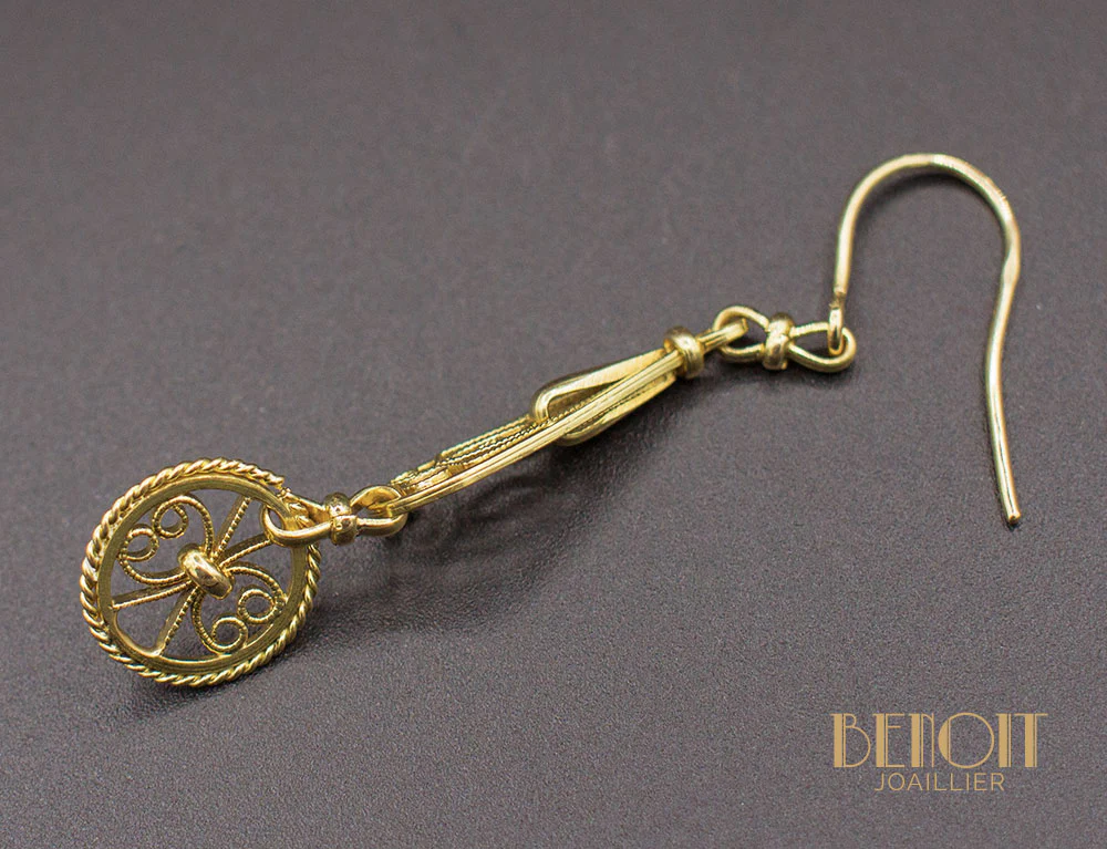 Boucles d'Oreilles Pendantes "Les Recyclés" - Image 3