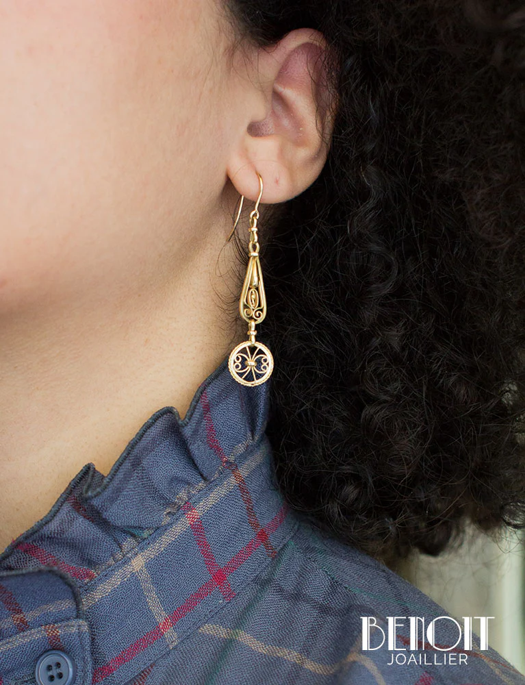 Boucles d'Oreilles Pendantes "Les Recyclés" - Image 4