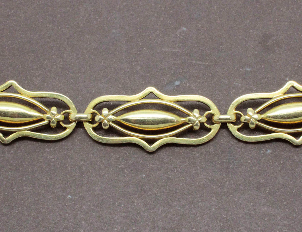 Bracelet 1900 Or Jaune - Image 2