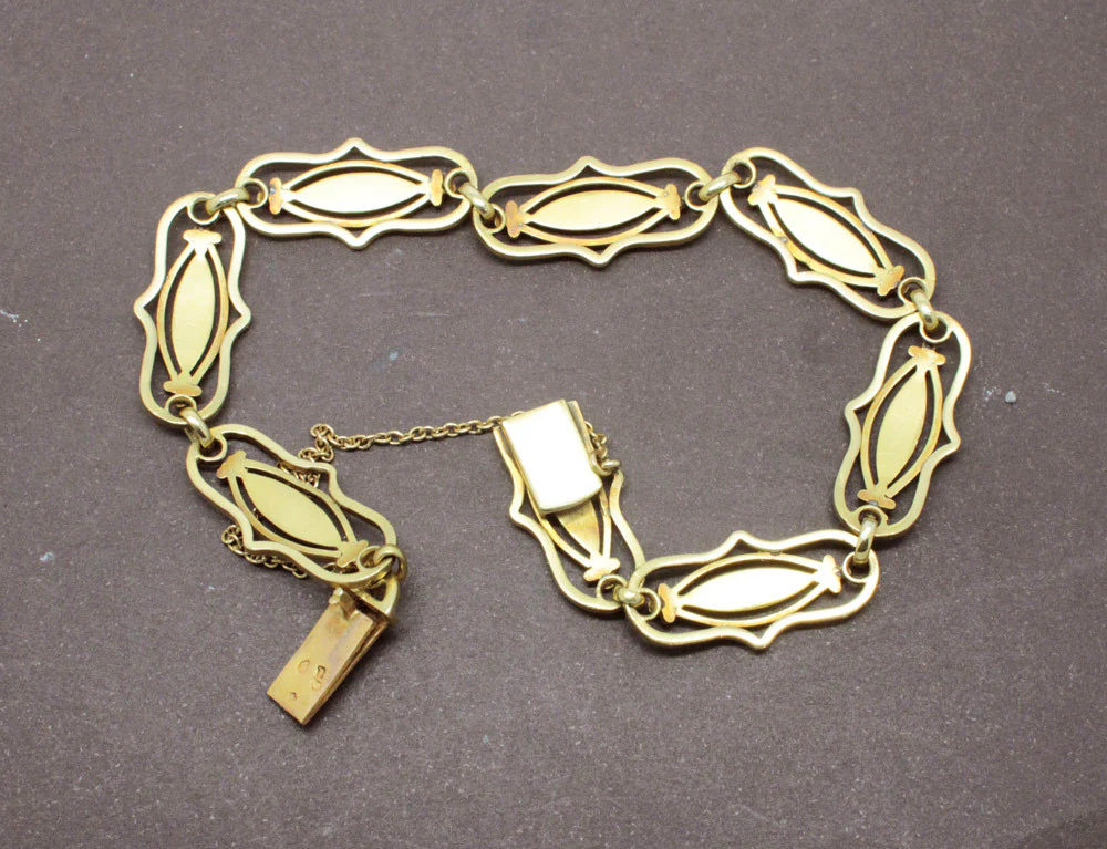 Bracelet 1900 Or Jaune - Image 4