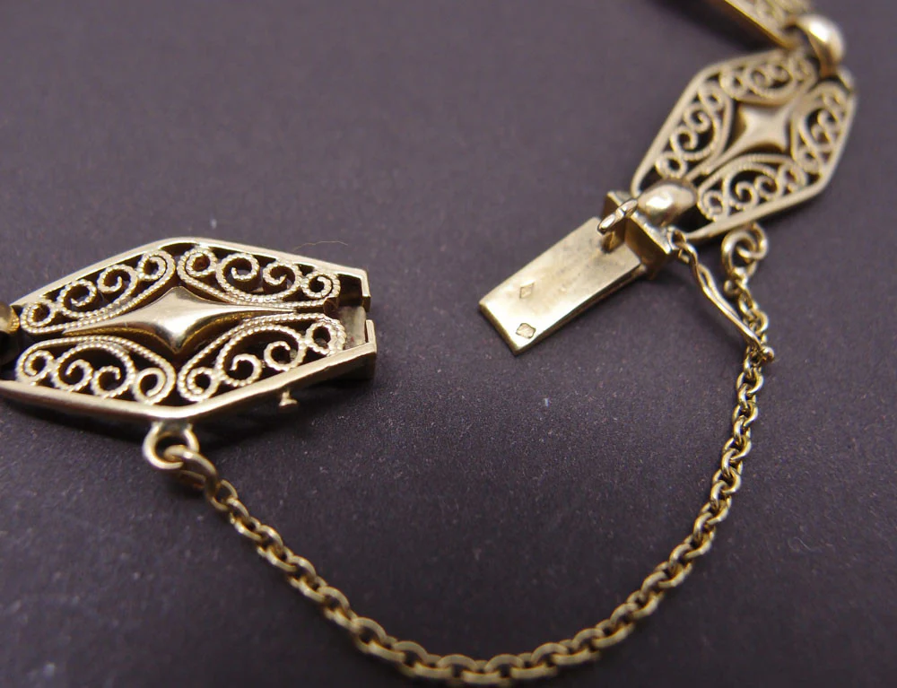 Bracelet Ancien en Or Jaune - Image 3