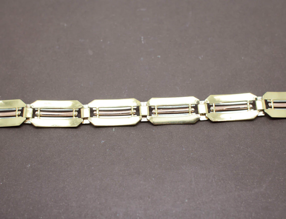 Bracelet Art Déco 3 Ors - Image 4