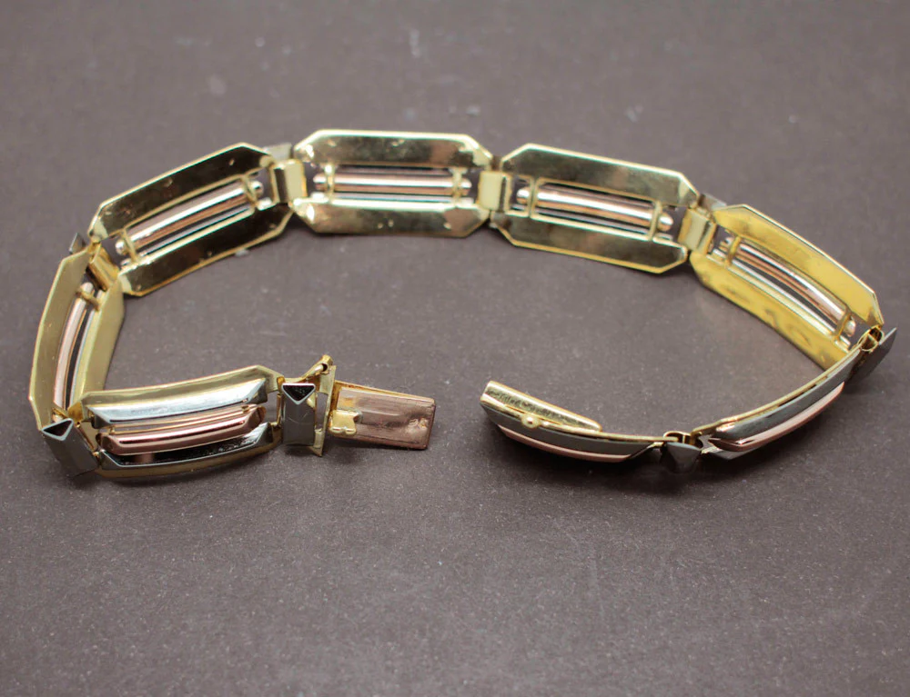 Bracelet Art Déco 3 Ors - Image 5