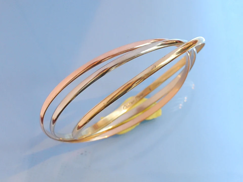 Bracelet Cartier 3 ors occasion - Image 4
